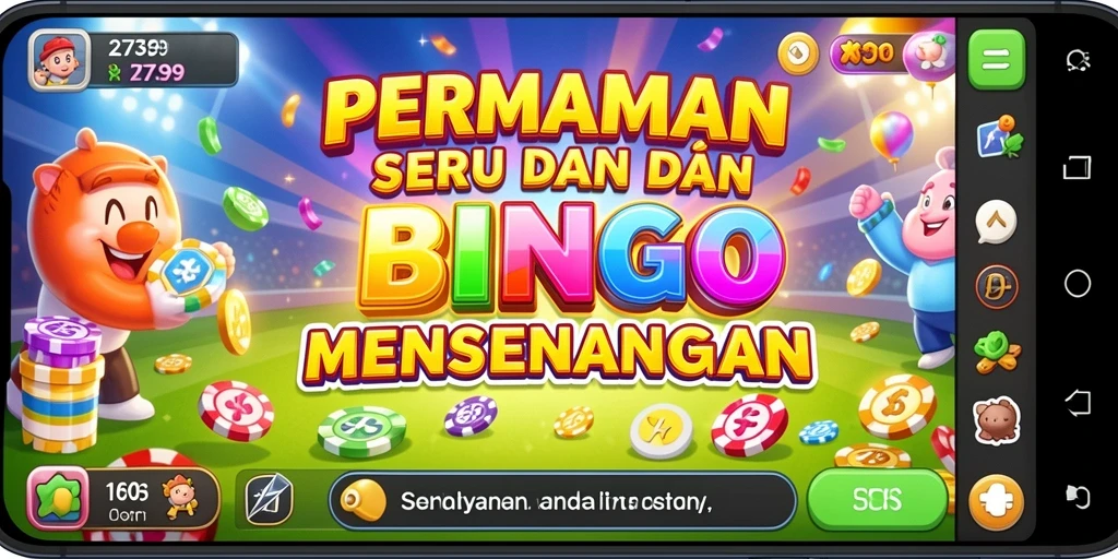 Tampilan gameplay seru dalam aplikasi Bingo 2739.