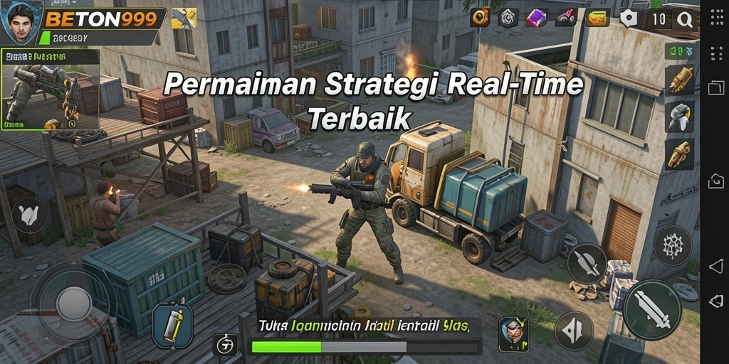 Tampilan gameplay mendebarkan dalam BETON999 saat membangun kerajaan.