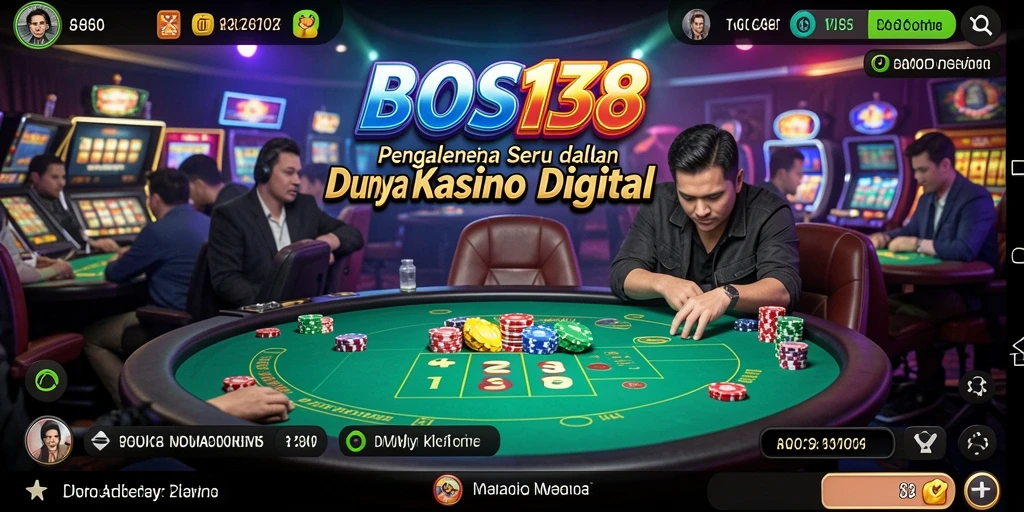 Tampilan menarik dari gameplay Kasino di BOS138 dengan banyak pilihan permainan.