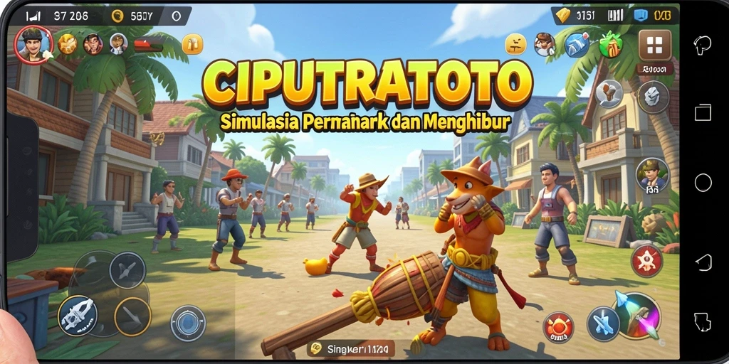 Tampilan gameplay yang menarik dari CIPUTRATOTO dengan elemen simulasi yang mendalam.