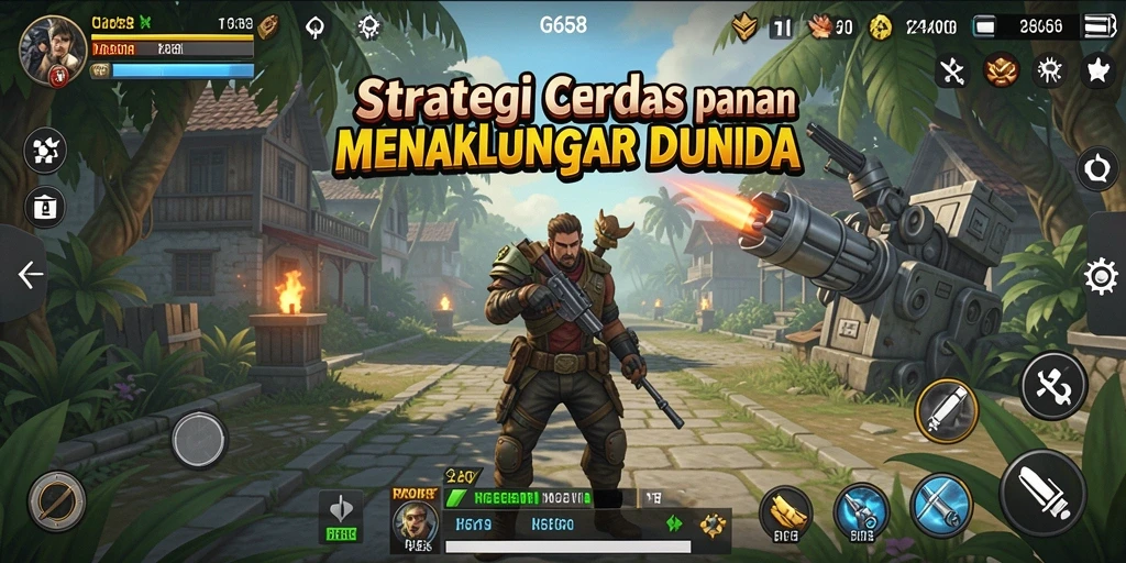 Gameplay G668 menunjukkan pertempuran strategis yang mendebarkan.