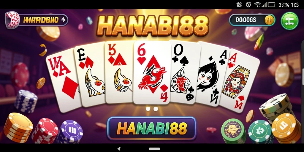 Tampilan gameplay Domino yang menarik di HANABI88.