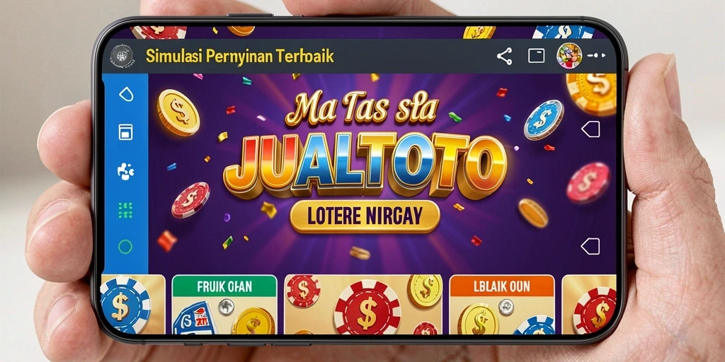 Tampilan gameplay menarik dari JUALTOTO dengan elemen lotere.
