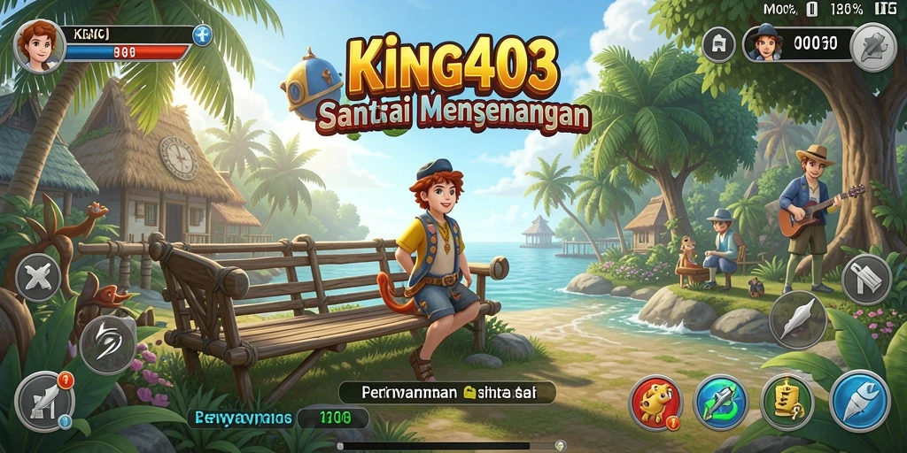 Tampilan gameplay KING403 yang seru dan penuh warna.
