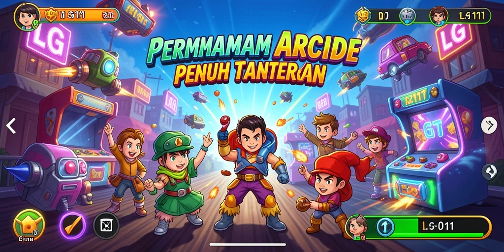 Screenshot gameplay LG111 yang menunjukkan aksi seru dalam permainan Arcade.