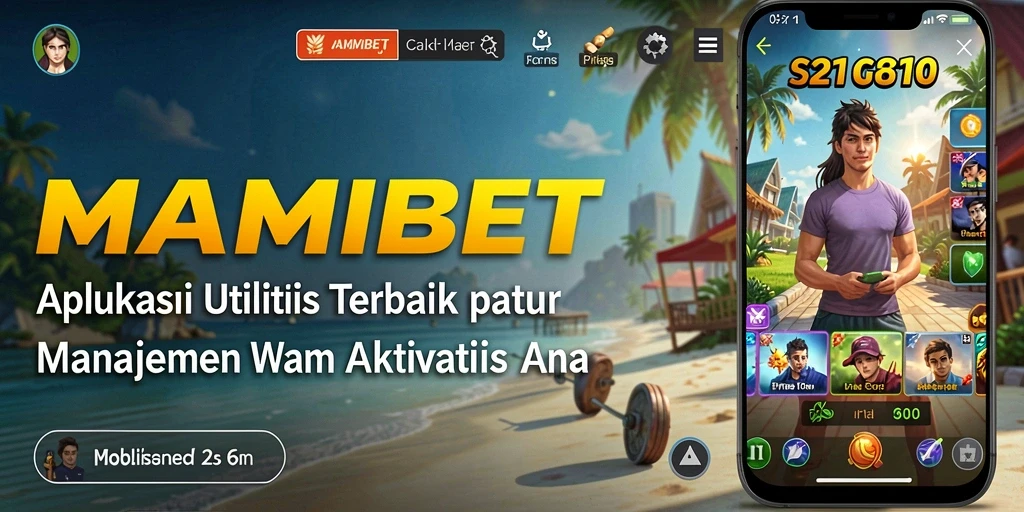 Tampilan antarmuka MAMIBET yang intuitif dan mudah digunakan.