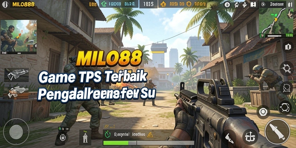 Tangkapan layar dari gameplay seru MILO88 yang menampilkan aksi tembak-menembak.