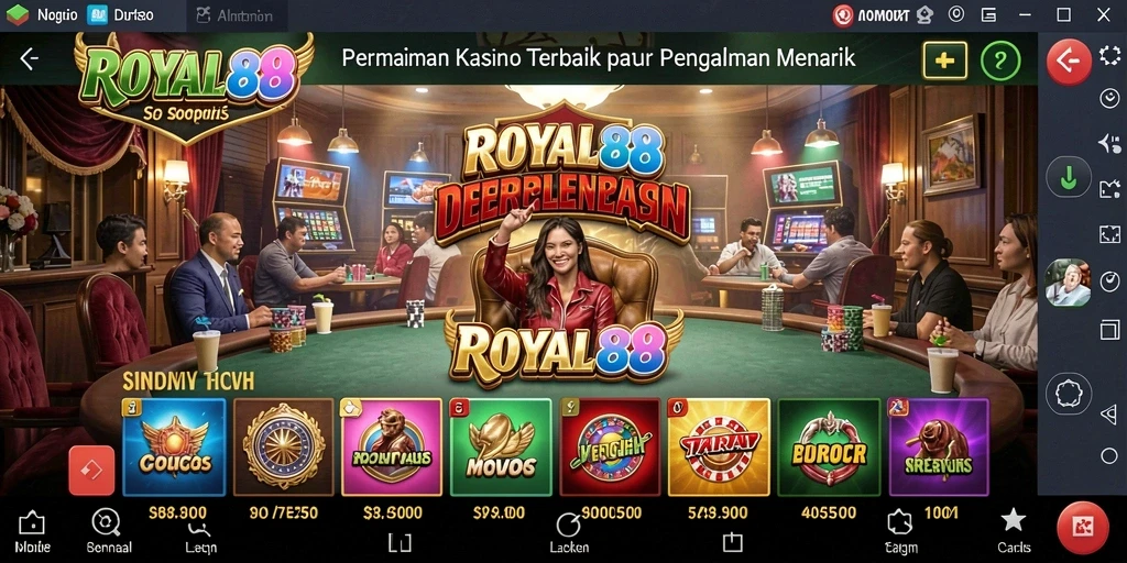 Tampilan menarik dari gameplay ROYAL88 yang mendebarkan.