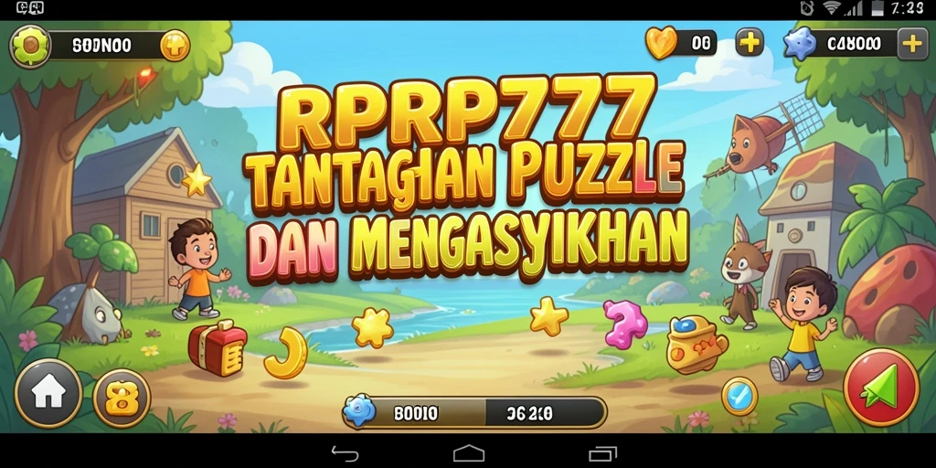 Tampilan gameplay menarik dalam RPRP777 yang penuh warna.