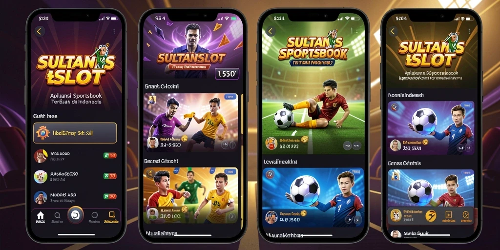Tangkapan layar dari gameplay SULTANSLOT yang menampilkan taruhan olahraga.
