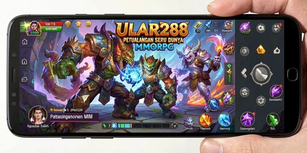 Tampilan menawan dari gameplay ULAR288 dengan aksi penuh di dunia MMORPG.